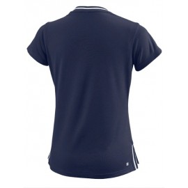 Женская футболка Wilson Team II V-Neck (Blue) для большого тенниса